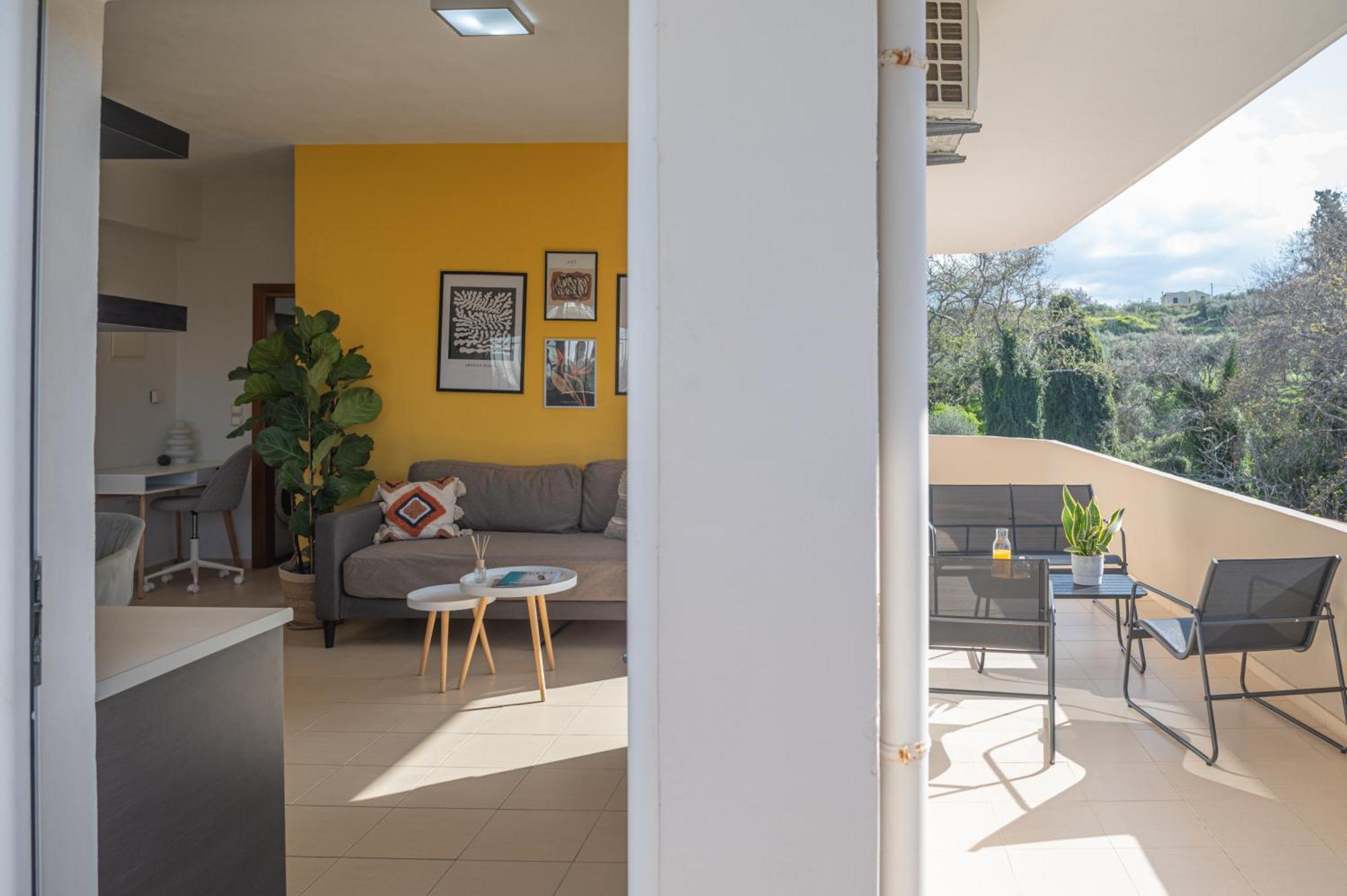 Summer Blue Apartments Chania 干尼亞 外观 照片