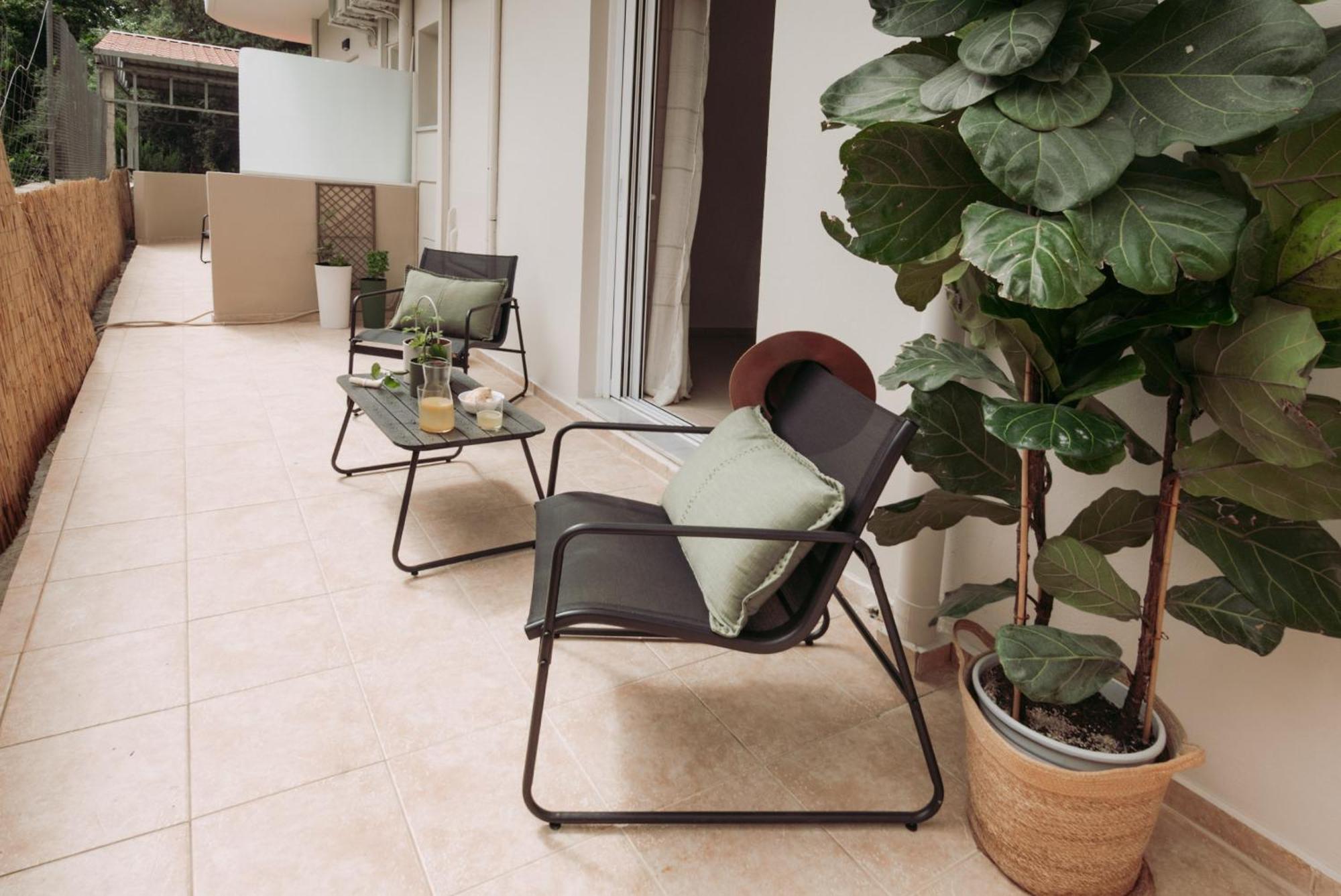 Summer Blue Apartments Chania 干尼亞 外观 照片